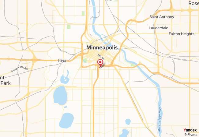 Qibla Map for Minneapolis