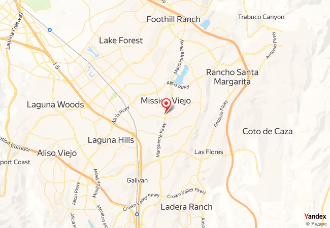 Qibla Map for Mission Viejo