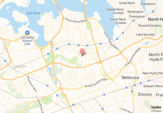 Qibla Map for Queens