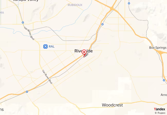 Qibla Map for Riverside