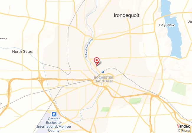 Qibla Map for Rochester