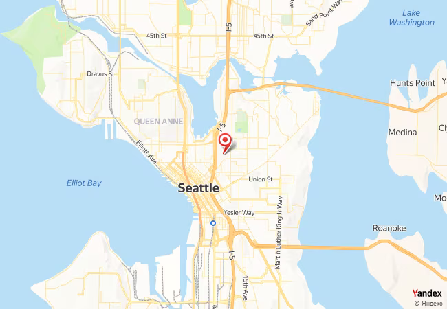 Qibla Map for Seattle