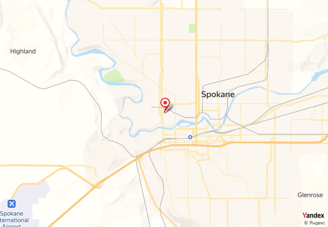 Qibla Map for Spokane