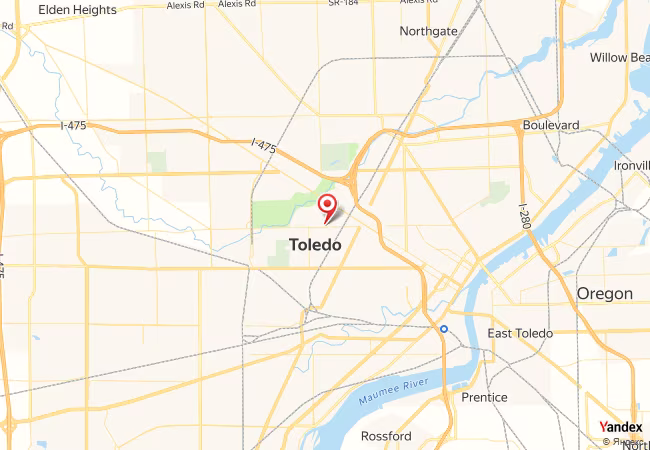 Qibla Map for Toledo