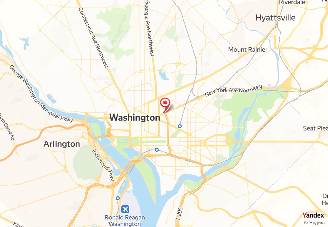 Qibla Map for Washington