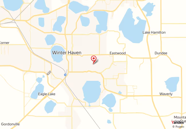 Qibla Map for Winter Haven