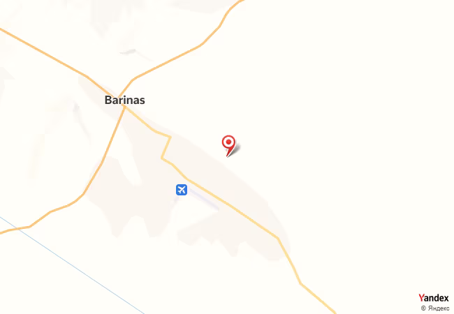 Qibla Map for Barinas