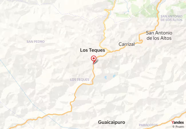 Qibla Map for Los Teques