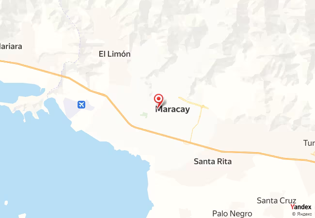 Qibla Map for Maracay