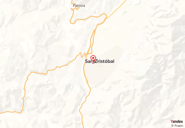 Qibla Map for San Cristobal