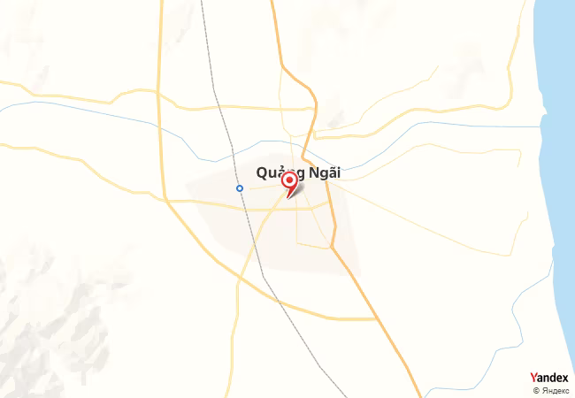 Qibla Map for Quang Ngai