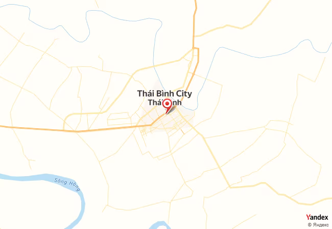 Qibla Map for Thai Binh