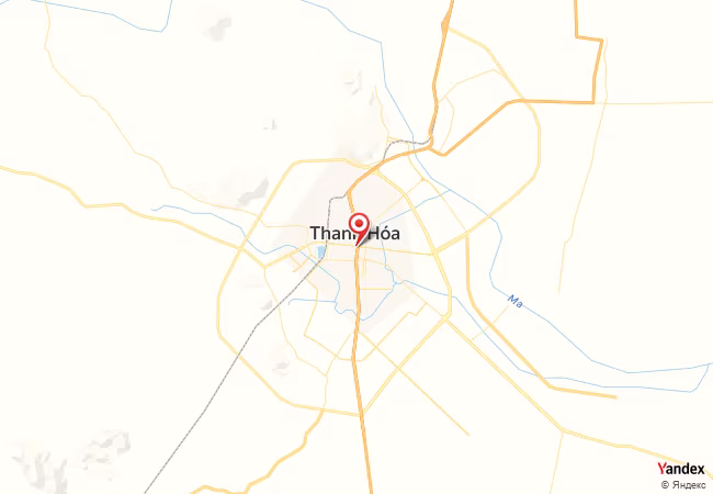 Qibla Map for Thanh Hoa