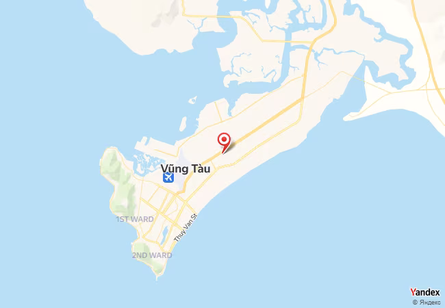 Qibla Map for Vung Tau