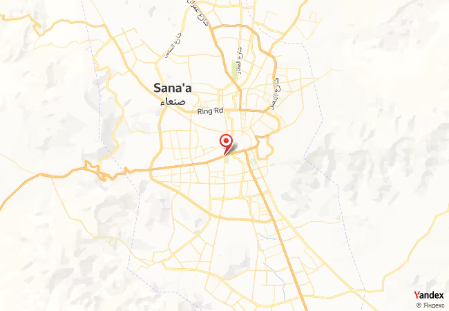 Qibla Map for Sanaa