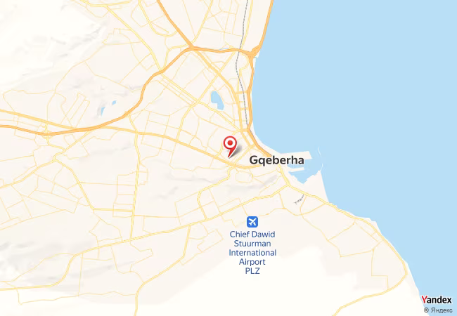 Qibla Map for Gqeberha