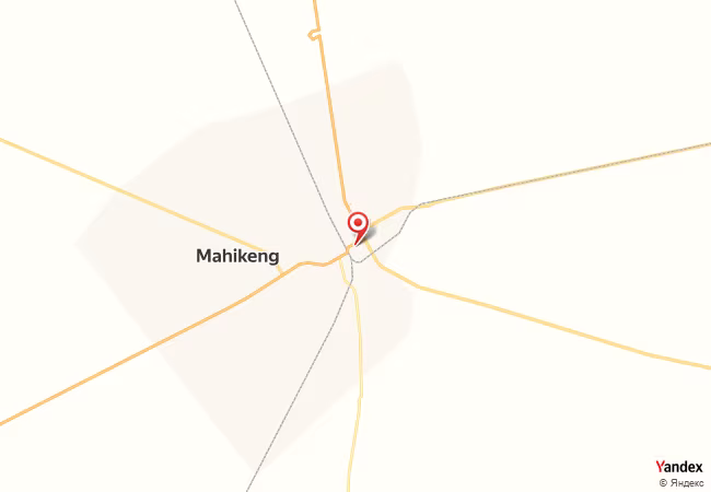 Qibla Map for Mahikeng