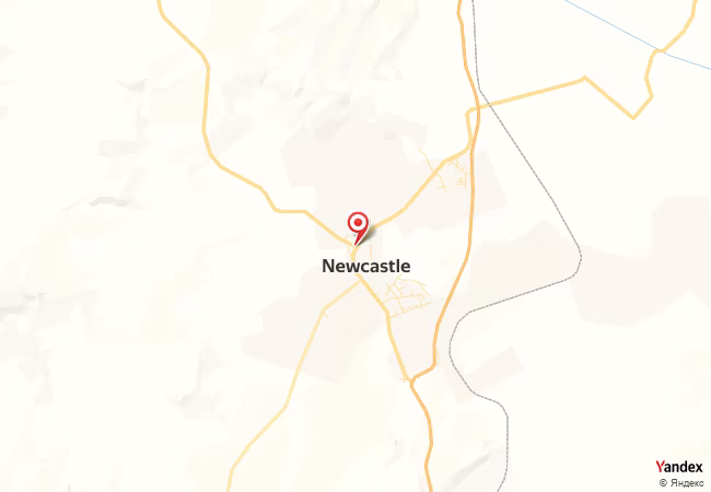 Qibla Map for Newcastle