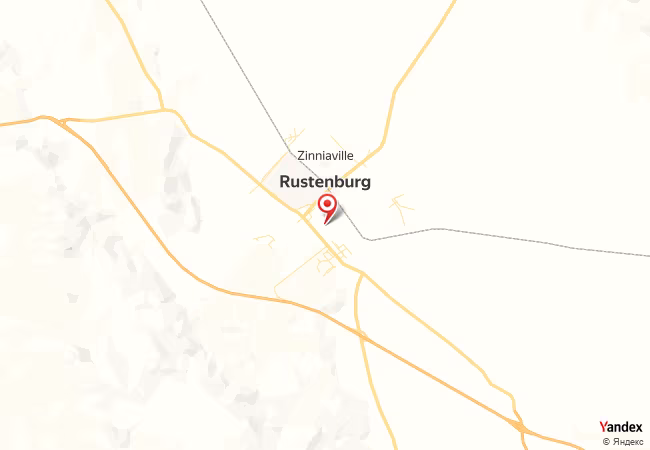 Qibla Map for Rustenburg