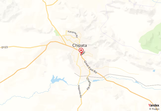 Qibla Map for Chipata